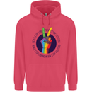 LGBT Never Stop Loving Fighting Gay Pride Childrens Kids Hoodie Heliconia