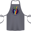 LGBT Never Stop Loving Fighting Gay Pride Cotton Apron 100% Organic Steel
