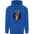 LGBT Never Stop Loving Fighting Gay Pride Mens 80% Cotton Hoodie Royal Blue