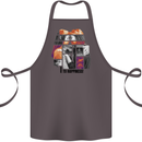 LGBT Onwards to Happiness Cotton Apron 100% Organic Dark Grey