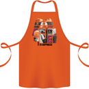 LGBT Onwards to Happiness Cotton Apron 100% Organic Orange