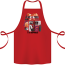 LGBT Onwards to Happiness Cotton Apron 100% Organic Red