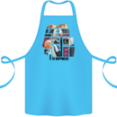 LGBT Onwards to Happiness Cotton Apron 100% Organic Turquoise