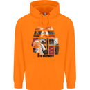 LGBT Onwards to Happiness Mens 80% Cotton Hoodie Orange