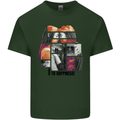 LGBT Onwards to Happiness Mens Cotton T-Shirt Tee Top Forest Green