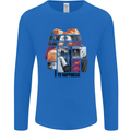 LGBT Onwards to Happiness Mens Long Sleeve T-Shirt Royal Blue