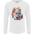 LGBT Onwards to Happiness Mens Long Sleeve T-Shirt White