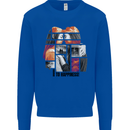 LGBT Onwards to Happiness Mens Sweatshirt Jumper Royal Blue