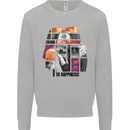 LGBT Onwards to Happiness Mens Sweatshirt Jumper Sports Grey