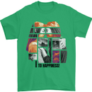 LGBT Onwards to Happiness Mens T-Shirt Cotton Gildan Irish Green