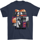 LGBT Onwards to Happiness Mens T-Shirt Cotton Gildan Navy Blue