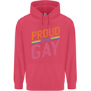 LGBT Pride Awareness Proud To Be Gay Childrens Kids Hoodie Heliconia