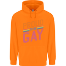 LGBT Pride Awareness Proud To Be Gay Childrens Kids Hoodie Orange