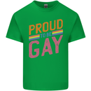 LGBT Pride Awareness Proud To Be Gay Kids T-Shirt Childrens Irish Green