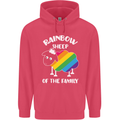 LGBT Rainbow Sheep Funny Gay Pride Day Childrens Kids Hoodie Heliconia