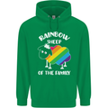LGBT Rainbow Sheep Funny Gay Pride Day Childrens Kids Hoodie Irish Green