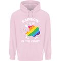 LGBT Rainbow Sheep Funny Gay Pride Day Childrens Kids Hoodie Light Pink