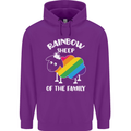 LGBT Rainbow Sheep Funny Gay Pride Day Childrens Kids Hoodie Purple