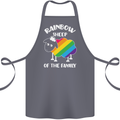 LGBT Rainbow Sheep Funny Gay Pride Day Cotton Apron 100% Organic Steel