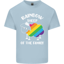 LGBT Rainbow Sheep Funny Gay Pride Day Kids T-Shirt Childrens Light Blue