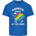 LGBT Rainbow Sheep Funny Gay Pride Day Kids T-Shirt Childrens Royal Blue