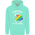 LGBT Rainbow Sheep Funny Gay Pride Day Mens 80% Cotton Hoodie Peppermint