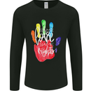 LGBT Same Love Same Rights Gay Pride Day Mens Long Sleeve T-Shirt Black