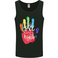LGBT Same Love Same Rights Gay Pride Day Mens Vest Tank Top Black