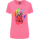 LGBT Same Love Same Rights Gay Pride Day Womens Wider Cut T-Shirt Azalea