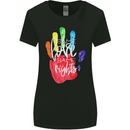 LGBT Same Love Same Rights Gay Pride Day Womens Wider Cut T-Shirt Black