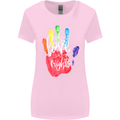 LGBT Same Love Same Rights Gay Pride Day Womens Wider Cut T-Shirt Light Pink