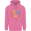 LGBT Sign Language Love Is Gay Pride Day Childrens Kids Hoodie Azalea