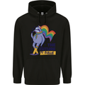 LGBT Sloth The Future Is Equal Gay Pride Childrens Kids Hoodie Black