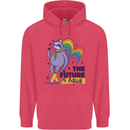 LGBT Sloth The Future Is Equal Gay Pride Childrens Kids Hoodie Heliconia