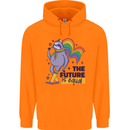 LGBT Sloth The Future Is Equal Gay Pride Childrens Kids Hoodie Orange