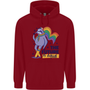 LGBT Sloth The Future Is Equal Gay Pride Childrens Kids Hoodie Red