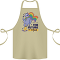 LGBT Sloth The Future Is Equal Gay Pride Cotton Apron 100% Organic Khaki