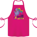 LGBT Sloth The Future Is Equal Gay Pride Cotton Apron 100% Organic Pink
