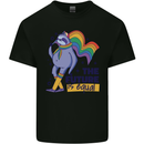 LGBT Sloth The Future Is Equal Gay Pride Kids T-Shirt Childrens Black