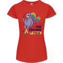 LGBT Sloth The Future Is Equal Gay Pride Womens Petite Cut T-Shirt Red