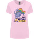 LGBT Sloth The Future Is Equal Gay Pride Womens Wider Cut T-Shirt Light Pink