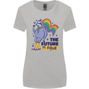 LGBT Sloth The Future Is Equal Gay Pride Womens Wider Cut T-Shirt Sports Grey