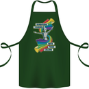 LGBT Surround Yourself Gay Pride Colours Cotton Apron 100% Organic Forest Green