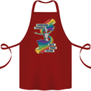 LGBT Surround Yourself Gay Pride Colours Cotton Apron 100% Organic Maroon