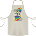 LGBT Surround Yourself Gay Pride Colours Cotton Apron 100% Organic Natural