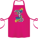 LGBT Surround Yourself Gay Pride Colours Cotton Apron 100% Organic Pink