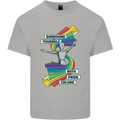 LGBT Surround Yourself Gay Pride Colours Kids T-Shirt Childrens Sports Grey