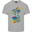 LGBT Surround Yourself Gay Pride Colours Kids T-Shirt Childrens Sports Grey
