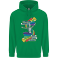 LGBT Surround Yourself Gay Pride Colours Mens 80% Cotton Hoodie Irish Green