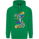 LGBT Surround Yourself Gay Pride Colours Mens 80% Cotton Hoodie Irish Green